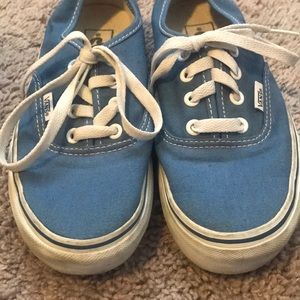 Light blue Vans